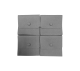 Ultra Suede Gray Divider Pouch (Large, Set of 4)